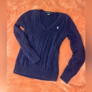 polo Ralph, Lauren sweater, and navy blue size medium